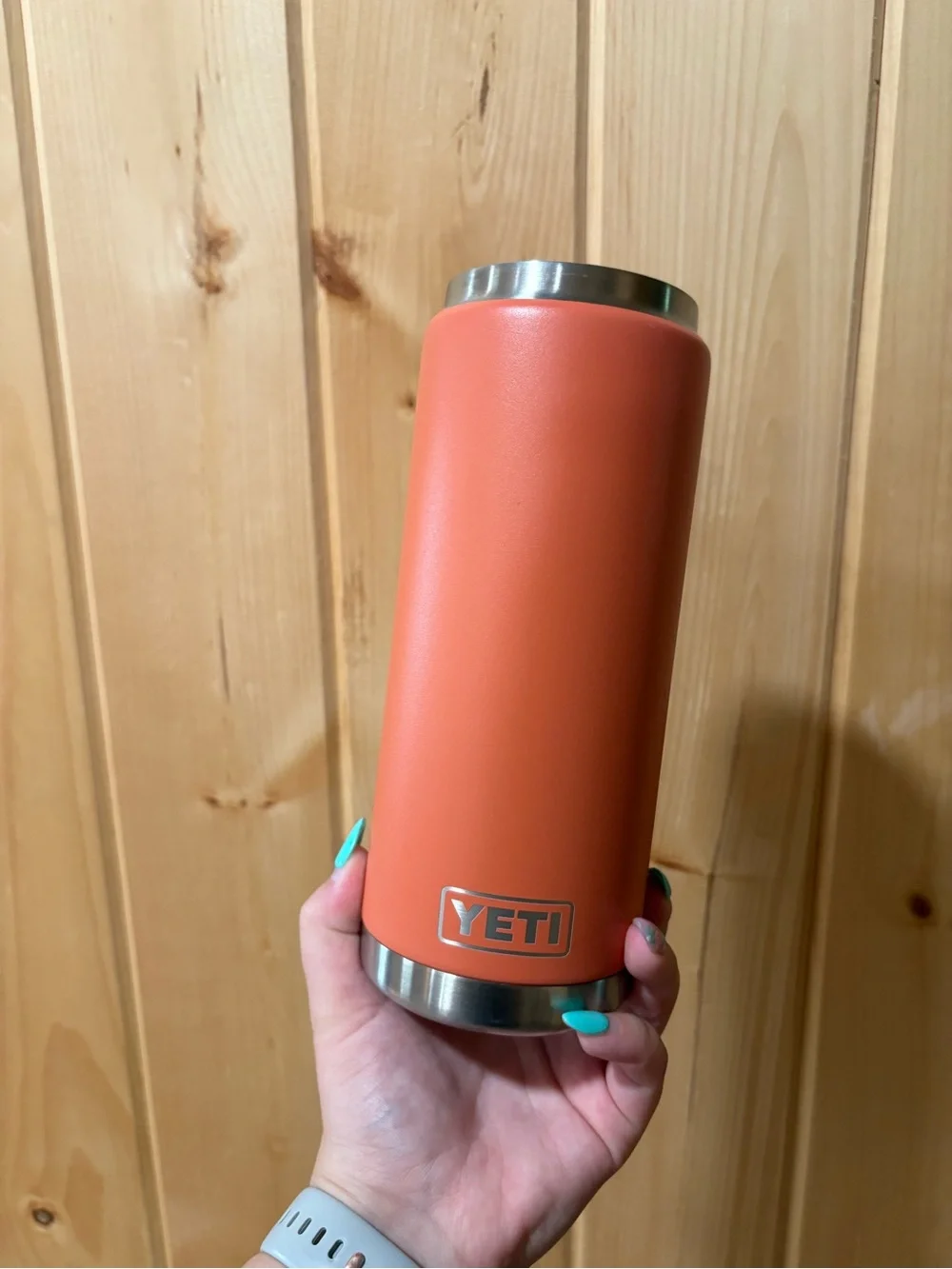 Yeti Orange Rambler 26oz Water Bottle